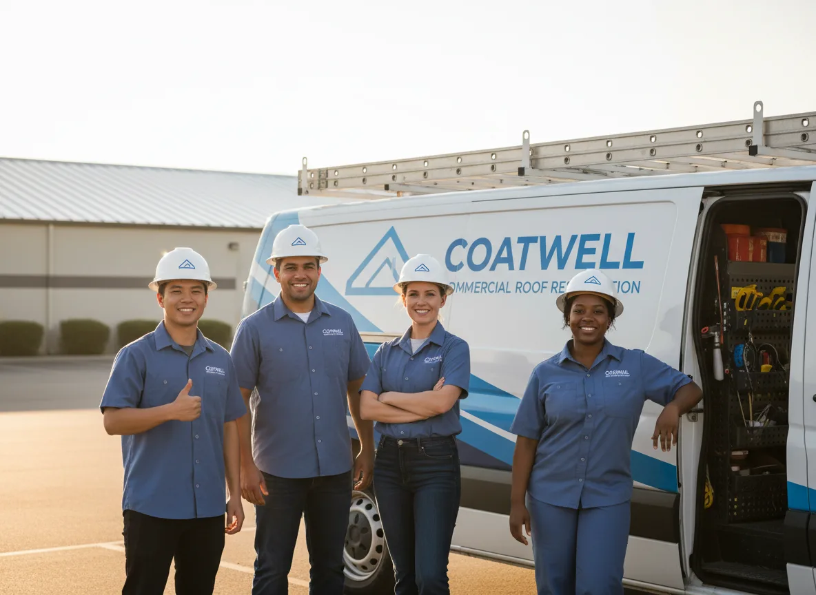 Commercial roof coating company in Larned, KS
